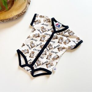 Vintage Majestic Chicago White Sox Baseball MLB Teddy Bear Romper | 6-9m
